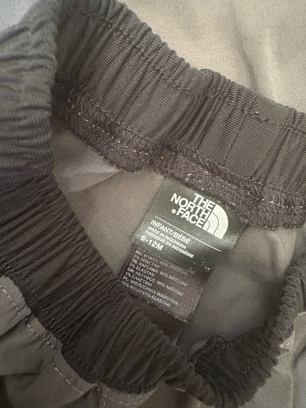 The North Face Kids Gray Elastic Waist Pants - Picture 2 of 2